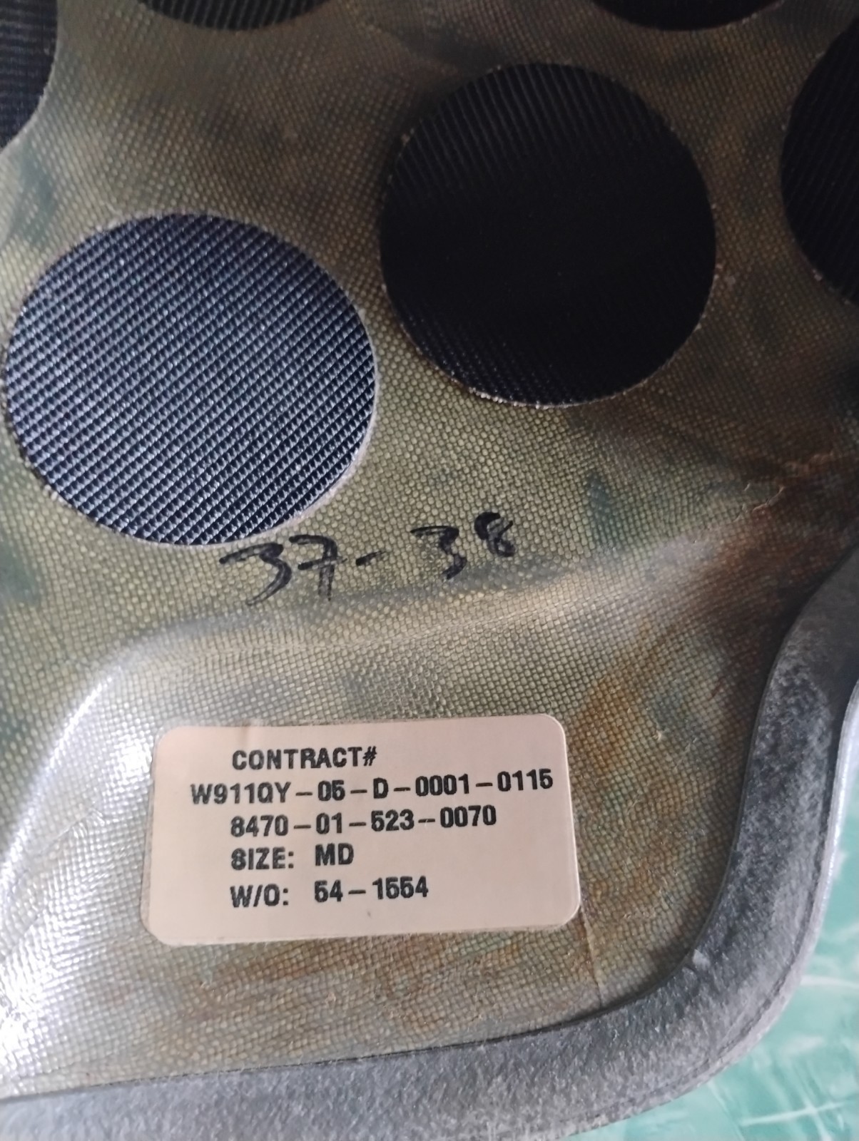USGI Army BAE ACH Advanced Combat Helmet Size Medium