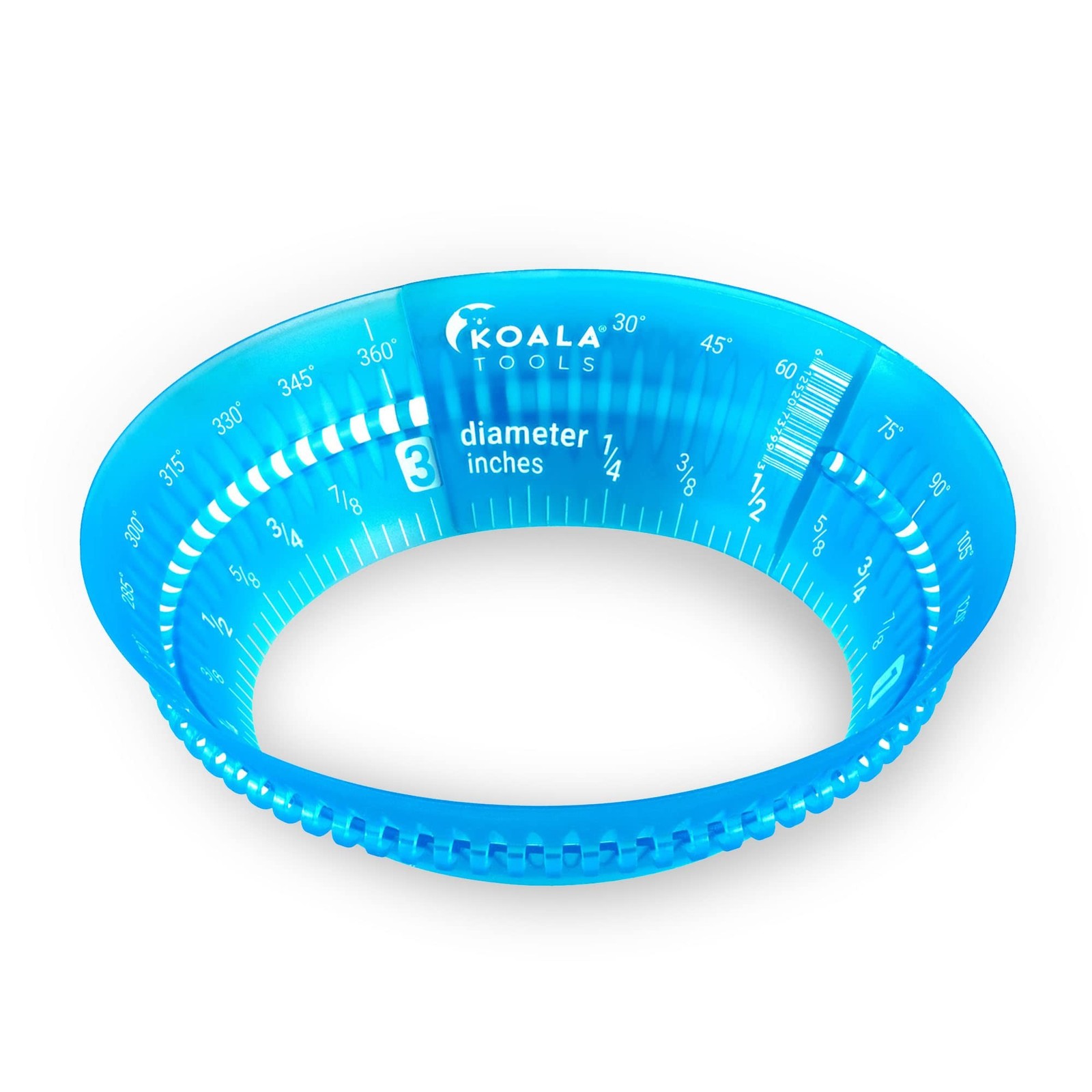 Koala Tools - Mini Ring Ruler for Circle Templates and Surfaces, Circular Rul...