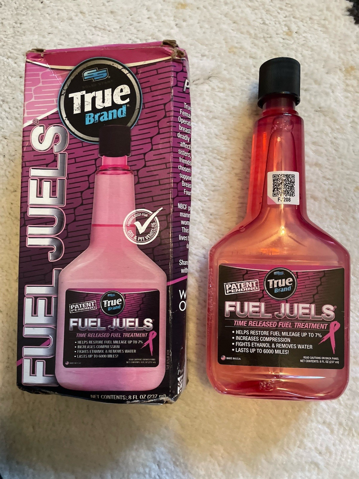 True Brand Fuel Juels FJ-208 Time Released Fuel Treatment 8 fl oz, GAS SAVING