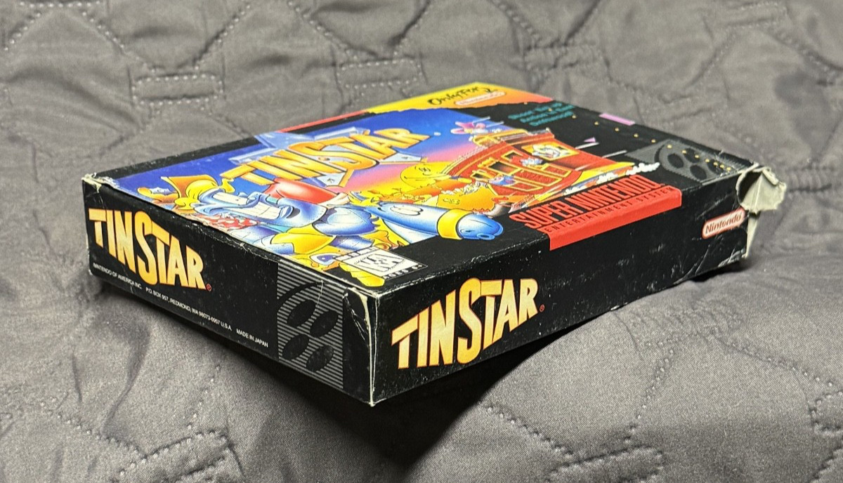 Tin Star * Snes Box Only * Super Nintendo Original box