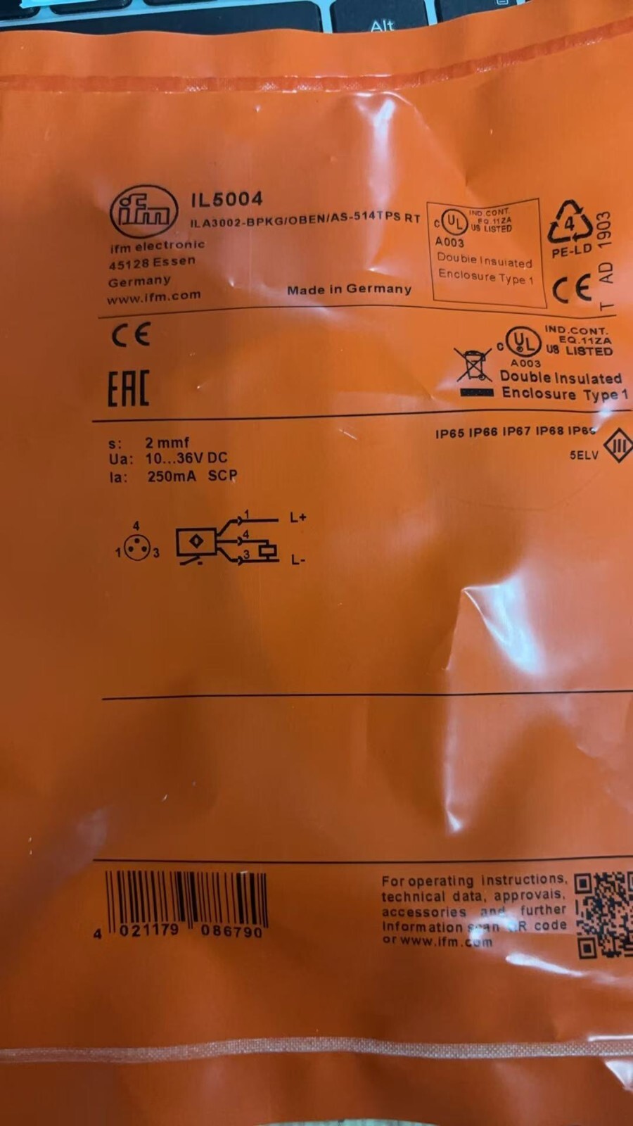 1PC NEW For IL5004 sensor(Alternative) #L674 LZ
