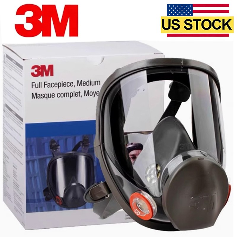 Gas Mask 6800 Full Face Reusable Respirator Full Face Gas Mask Size Medium US