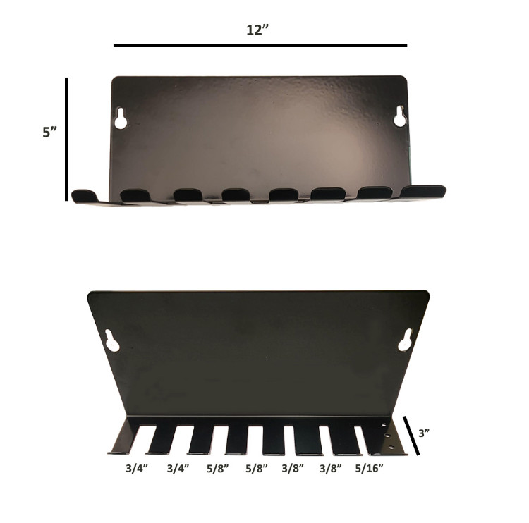 Wilde HPB-D7 7 Slot Steel Pry Bar Rack