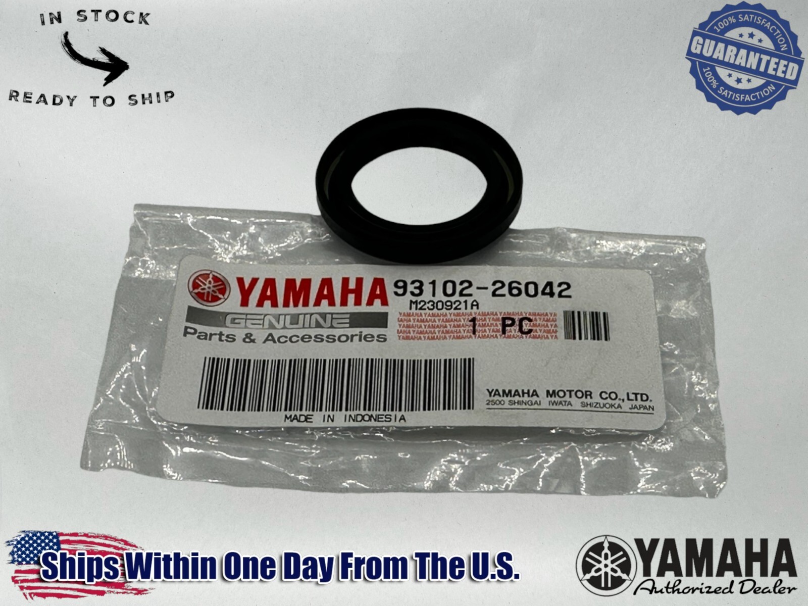 Yamaha OEM SD Type Oil Seal 93102-26042-00 -YZ MX DT 65 85 100 125 175 IT 200 RS