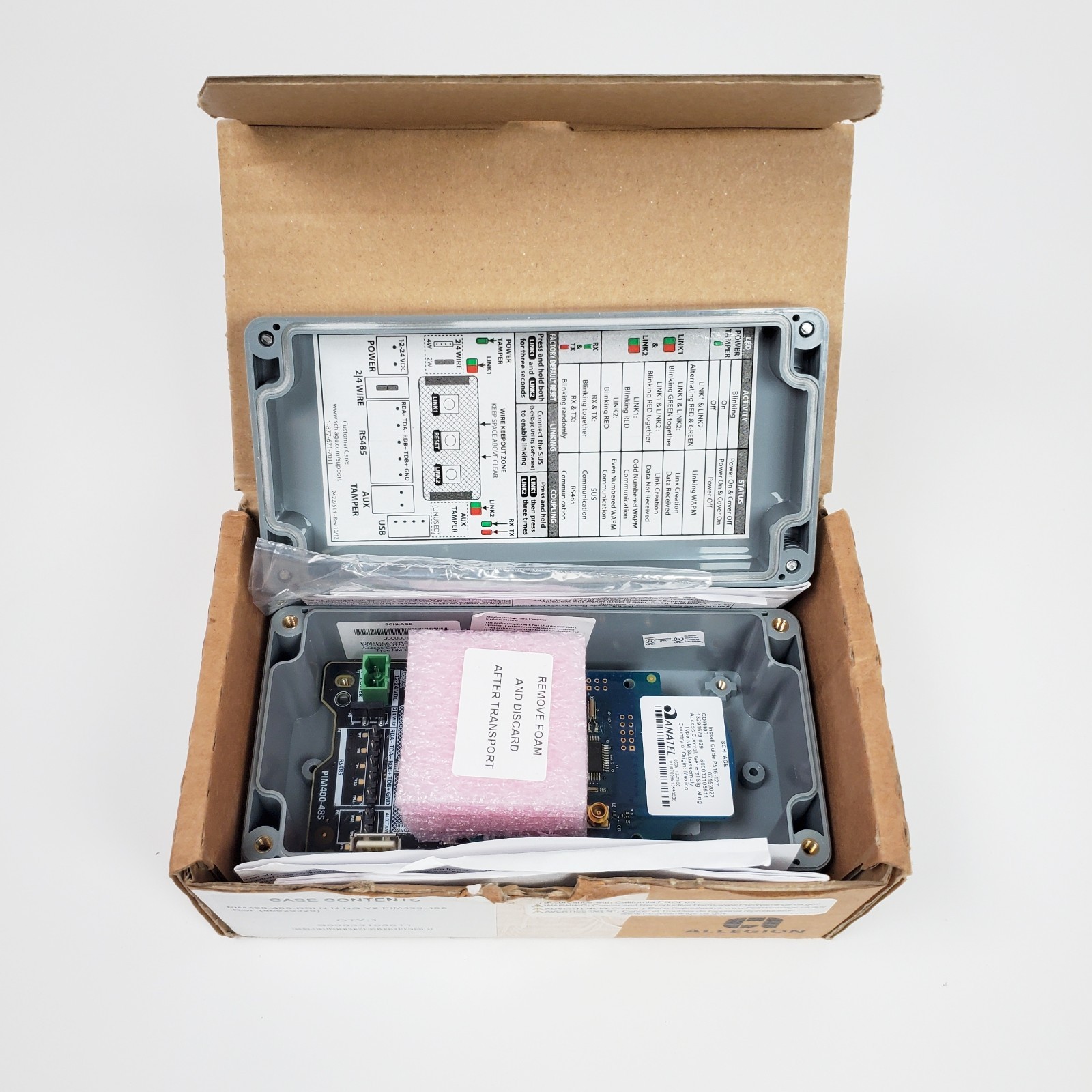 Schlage PIM400-485-RSI Panel Interface Module for AD400 Series Wireless Lock NEW