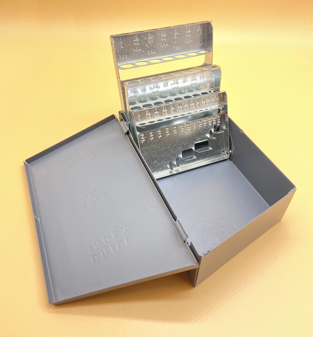 Drill Hog® Empty Case for 26 Piece Drill Bit Set Case Index MADE IN USA Warranty