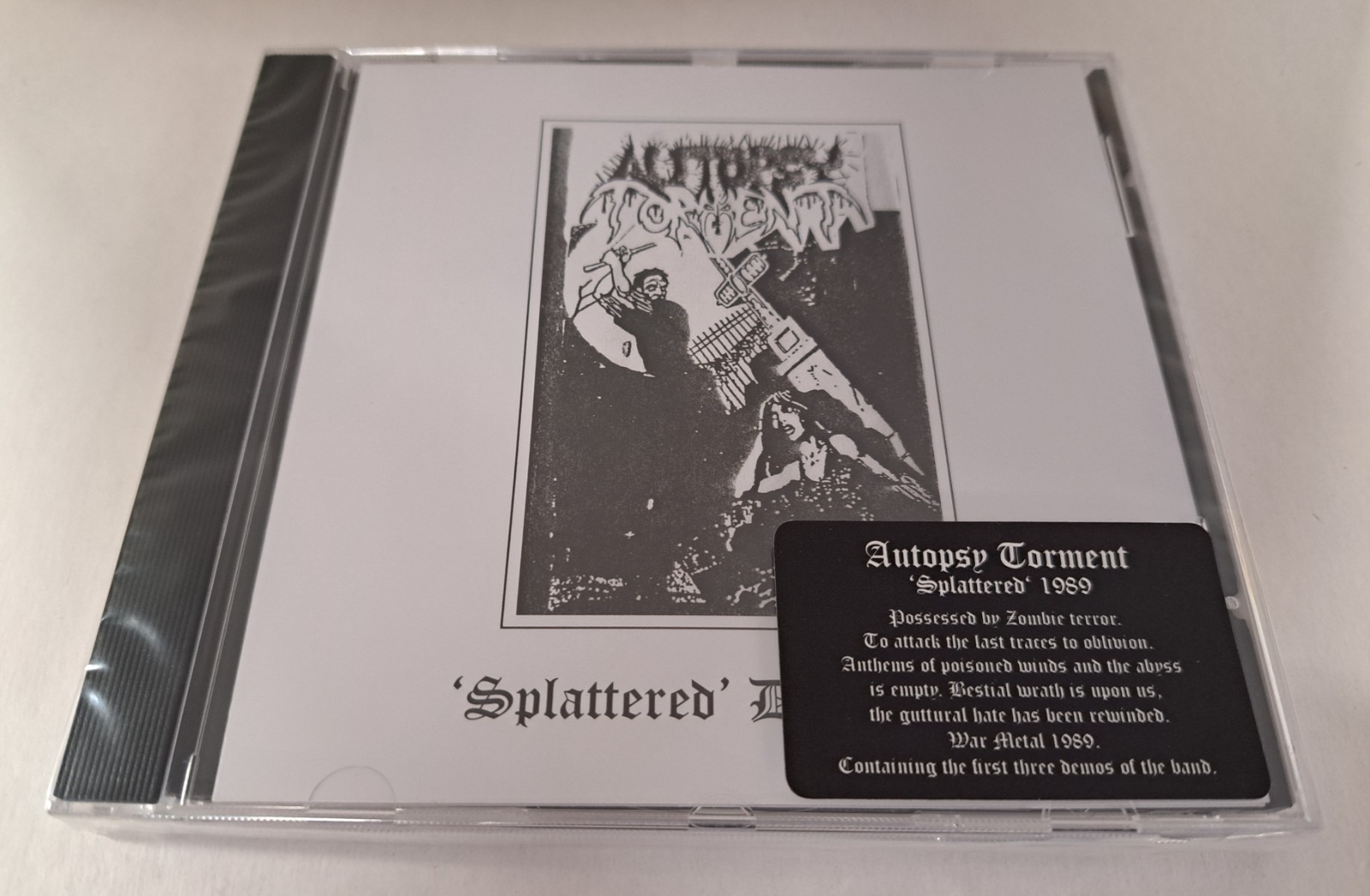 Autopsy Torment Splattered Demo 1989 New CD Reissue Compilation Death Metal