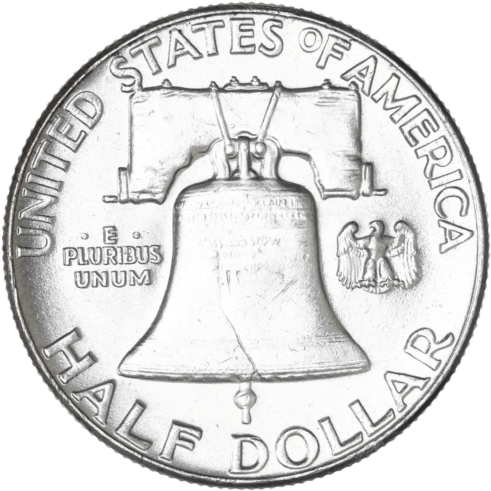 1954 (P) Franklin Half Dollar 90% Silver BU