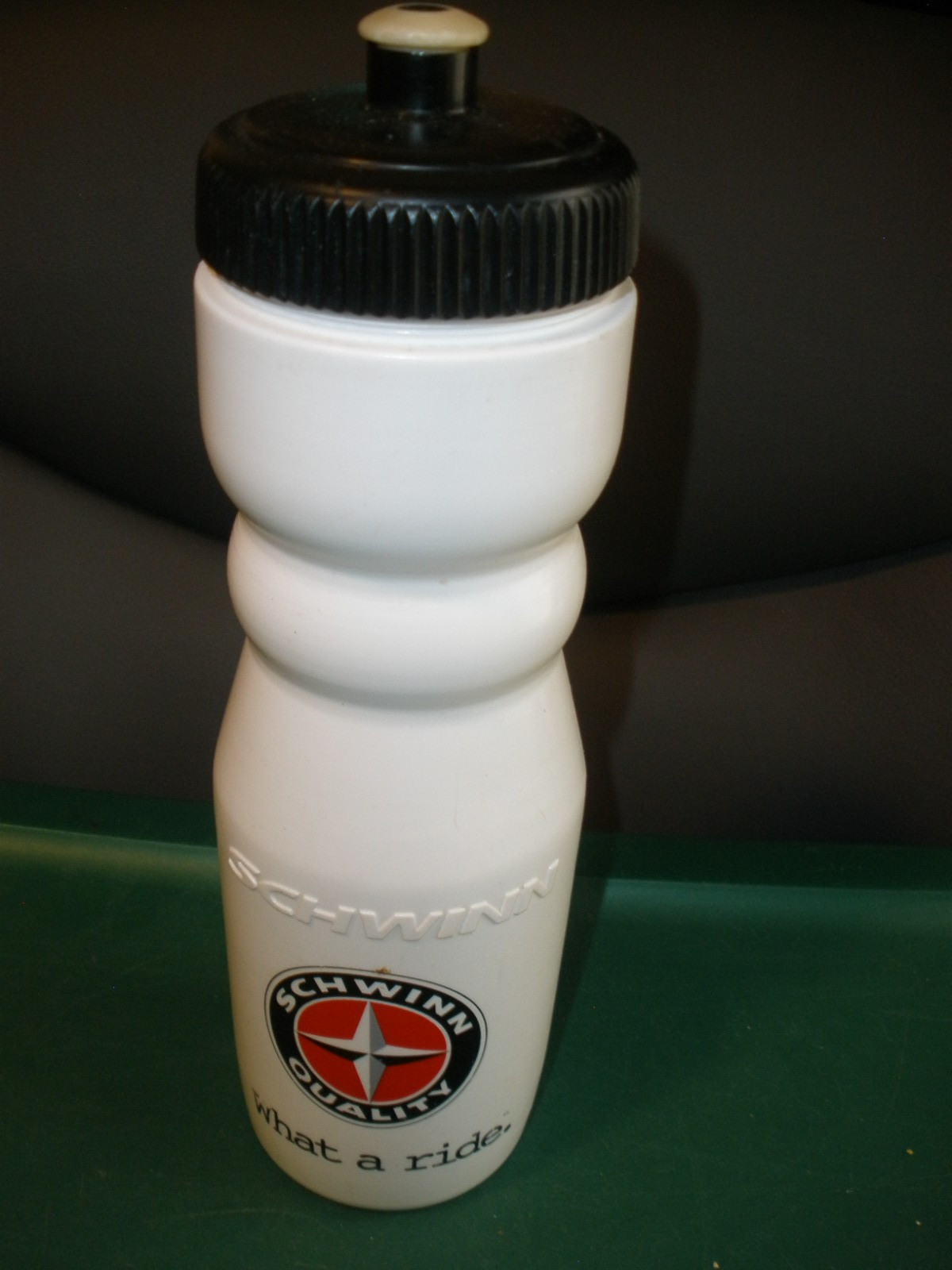 Vintage Schwinn Water Bottle What a Ride 9" White