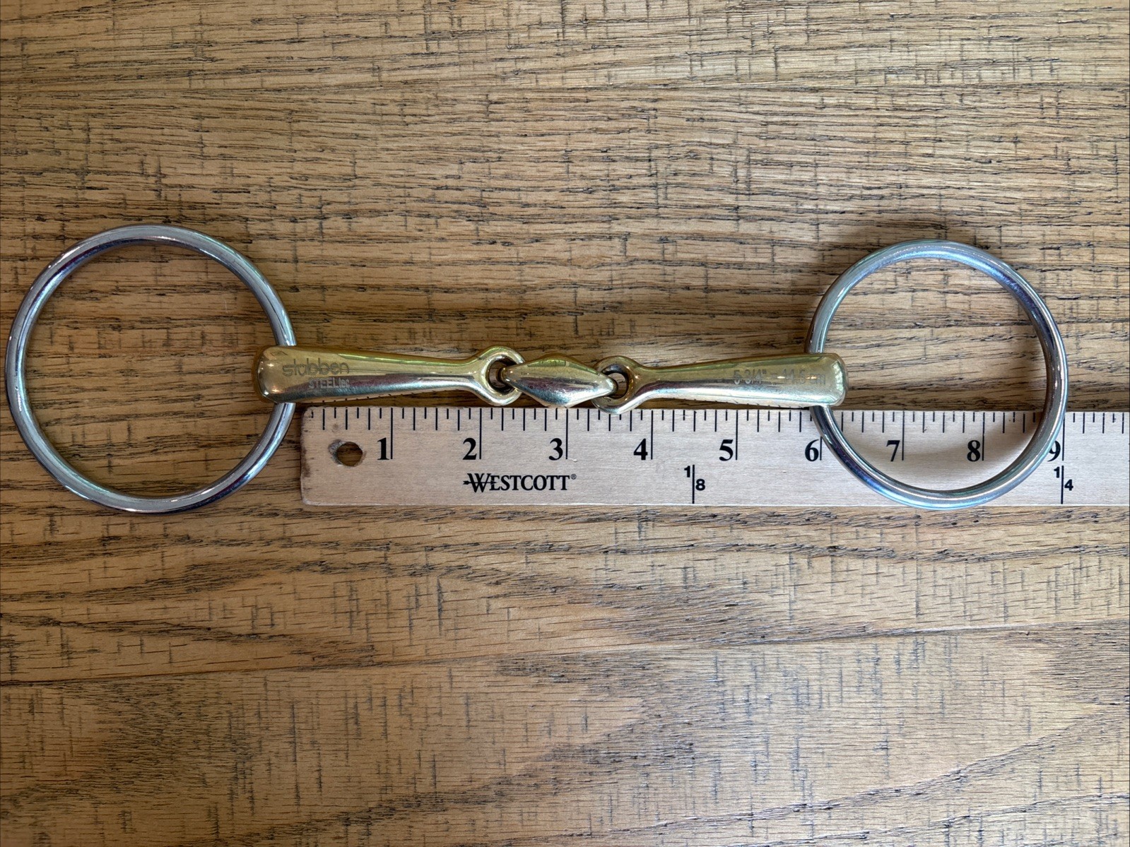 Stubben Loose Ring Snaffle Copper bit horse 5 3/4"