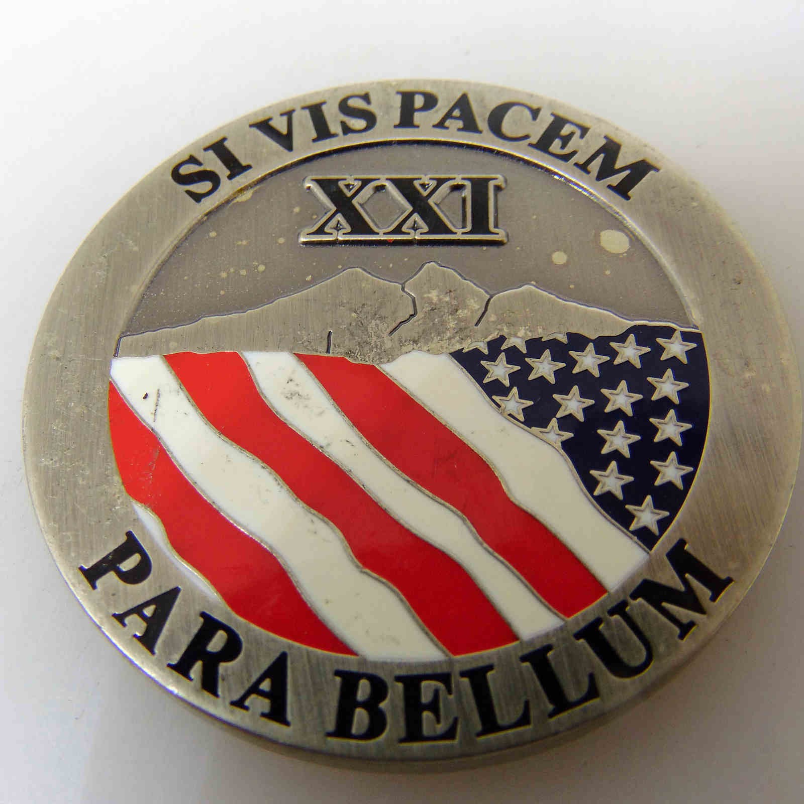 SI VIS PACEM PARA BELLUM CHALLENGE COIN