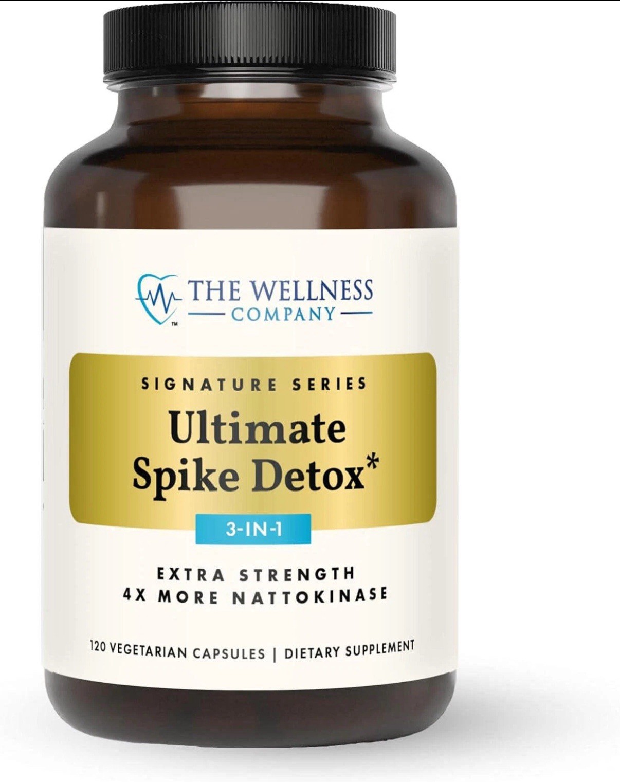The Wellness Company  Ultimate Spike Detox  Formula 120 Count Original Sealed