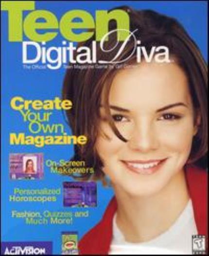 Teen Digital Diva PC CD girls design own teenagers fashion create your magazine!