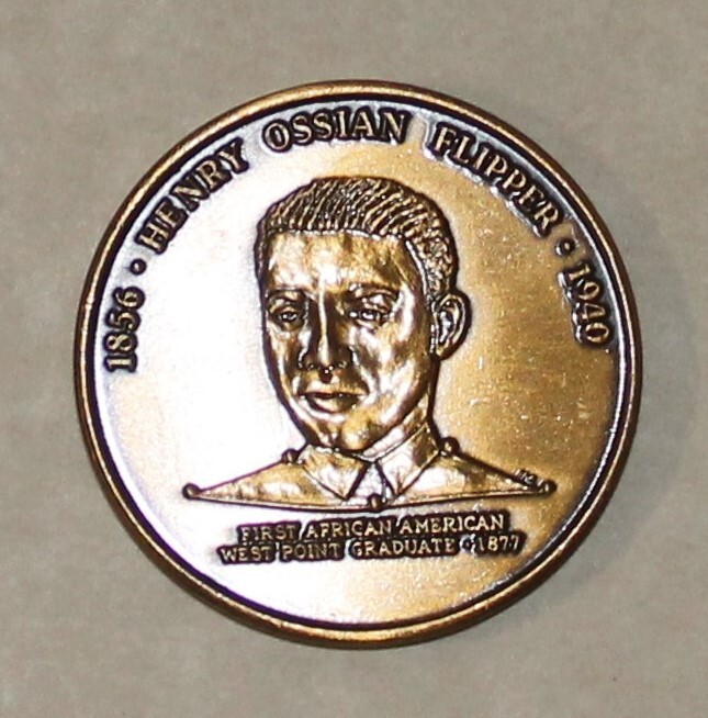 Henry Ossian Flipper 1st African American West Point Grad Army Challenge Coin
