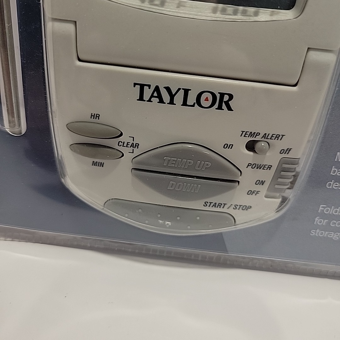 Taylor 1470 Digital Cooking Thermometer w/ Probe & Timer NEW 2004 Sealed