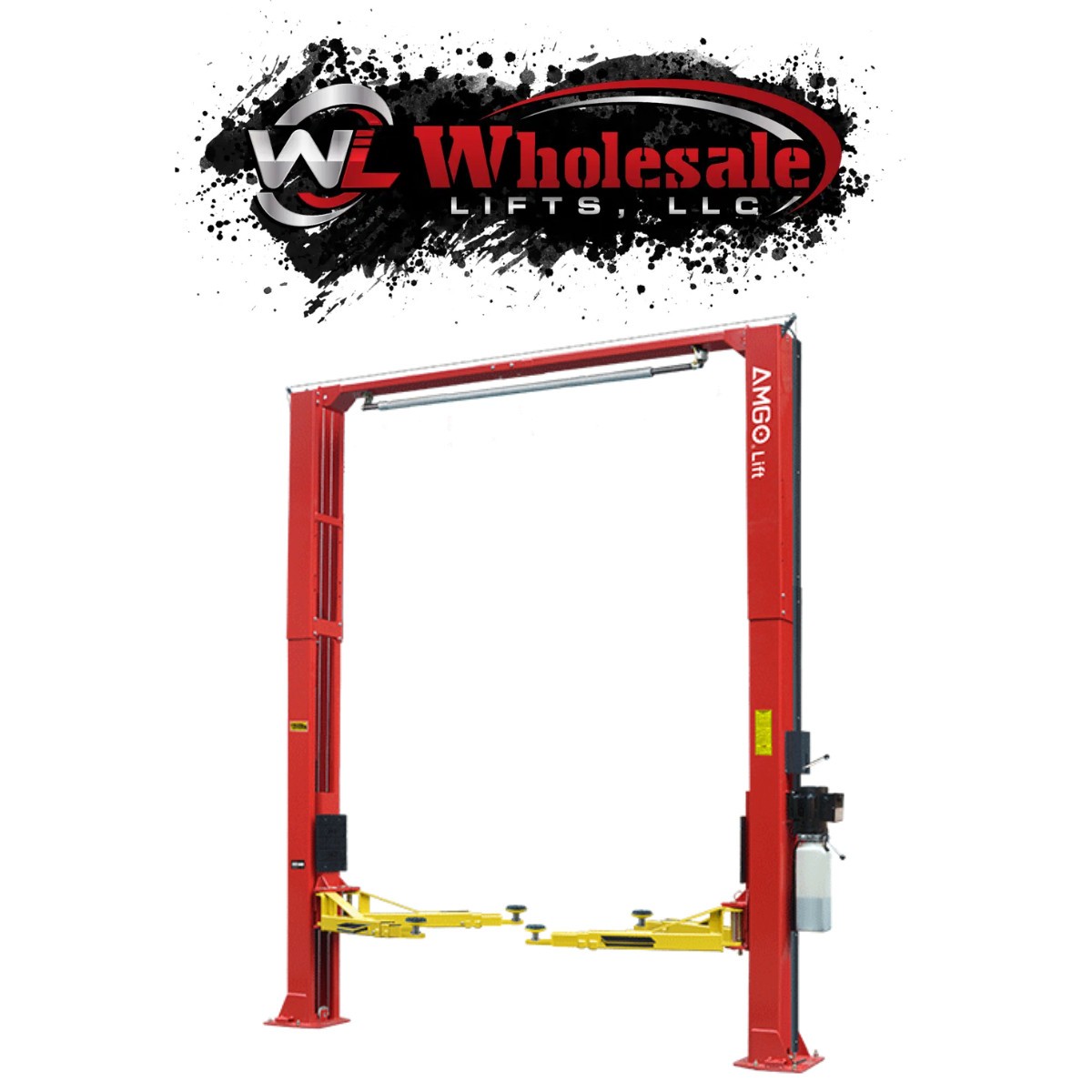 New AMGO OH-12S 12,000 lb 2-Post Heavy Duty Overhead Lift