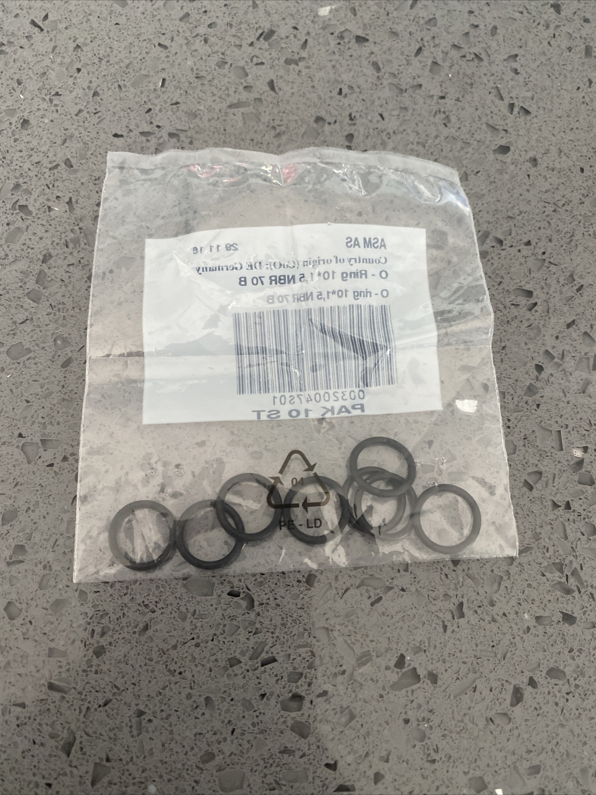 New ASM Siemens 00320047S01 O-ring 10x1.5 pack of 8 w/ warranty Free Shipping