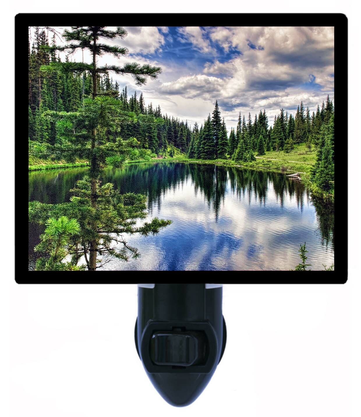 Landscape Decorative Photo Night Light, Hidden Lake, Colorado