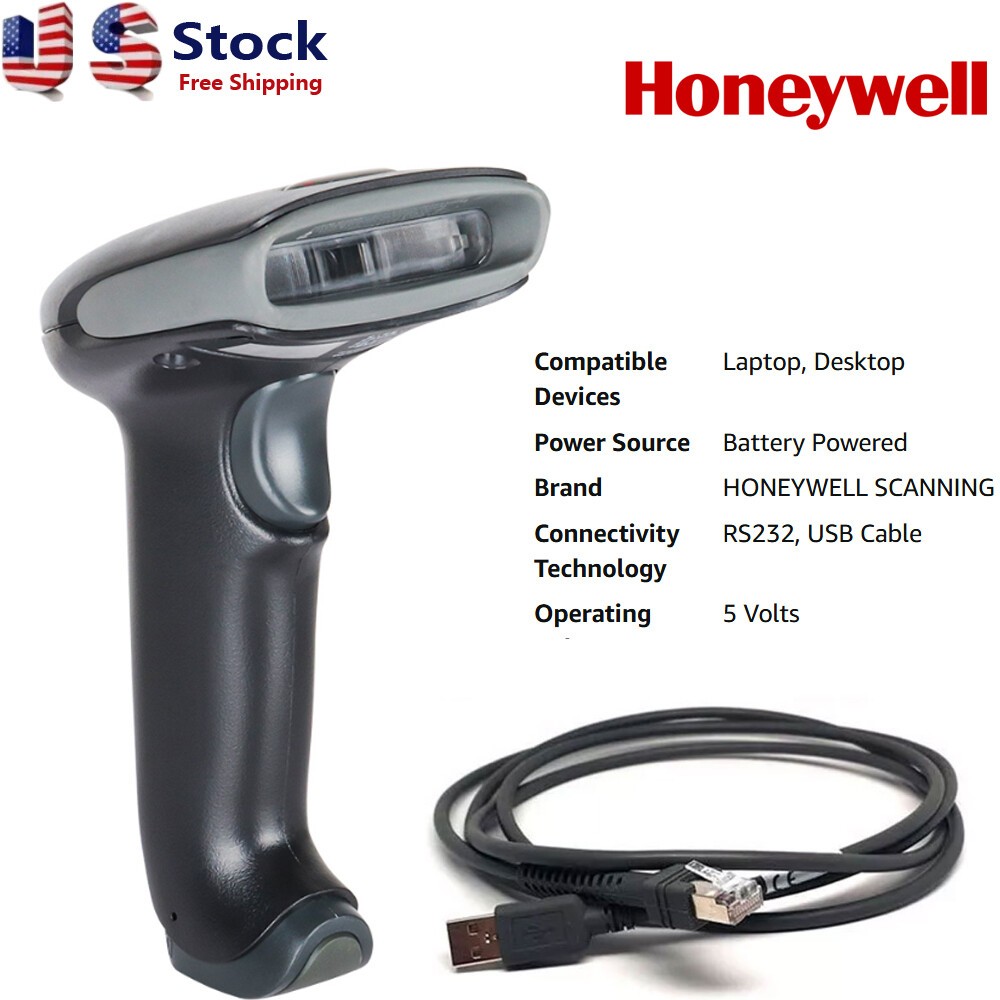 Honeywell Hyperion 1300G USB Handheld Linear Imaging Barcode Scanner 1300G-2USB