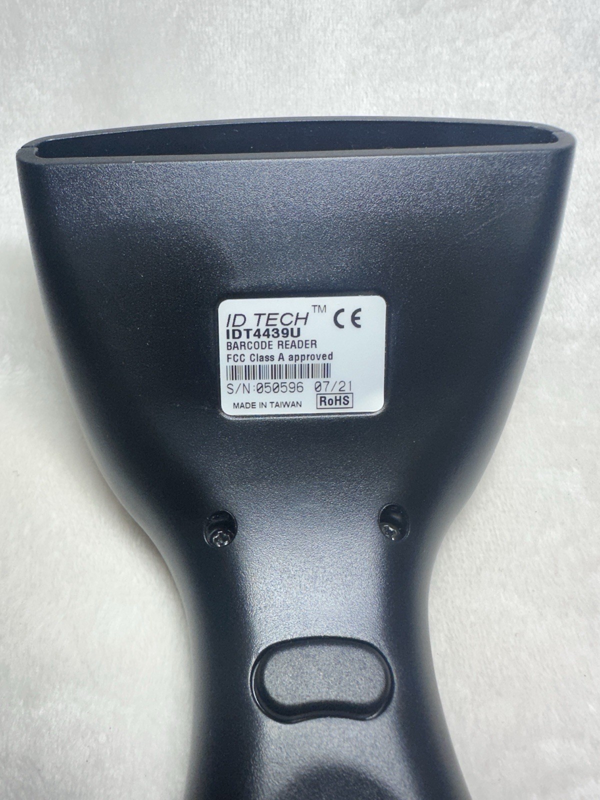 ID TECH USB A BARCODE SCANNER READER IDT4439U Tested And Working NO PACKAGE/BOX