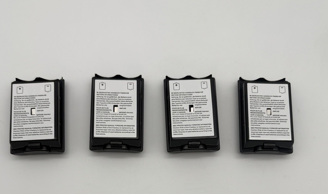 4pcs AA Battery Back Cover Case Shell Pack For Xbox 360 Wireless Controller