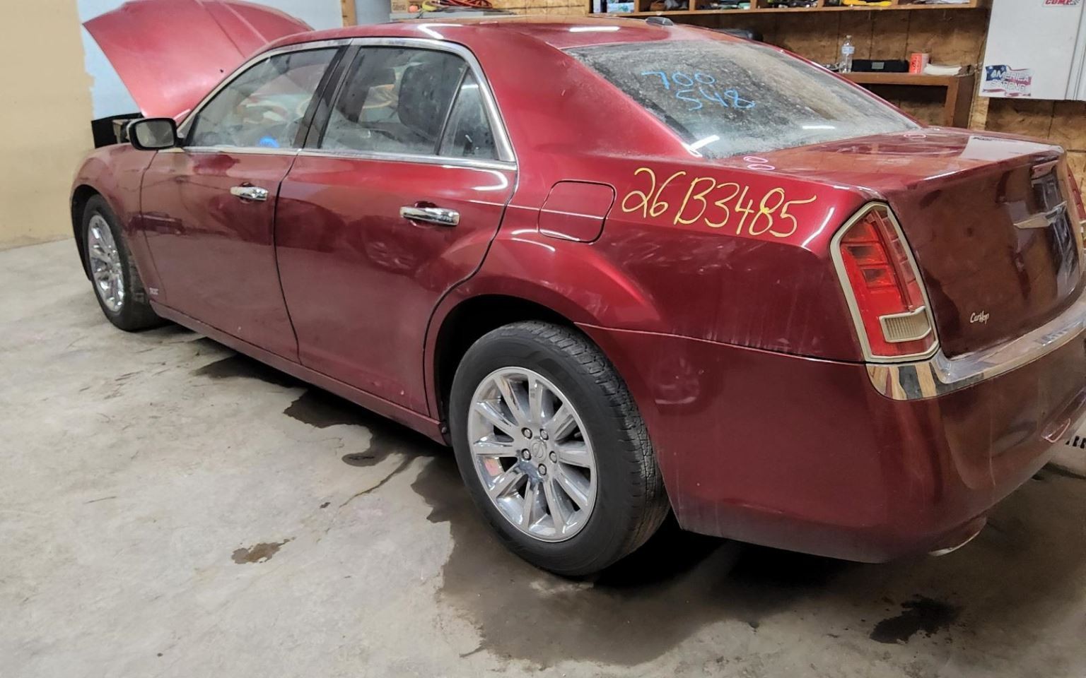 CHRYSLER 300 2011-2023 LEFT QUARTER PANEL DEEP CHERRY RED 1781831