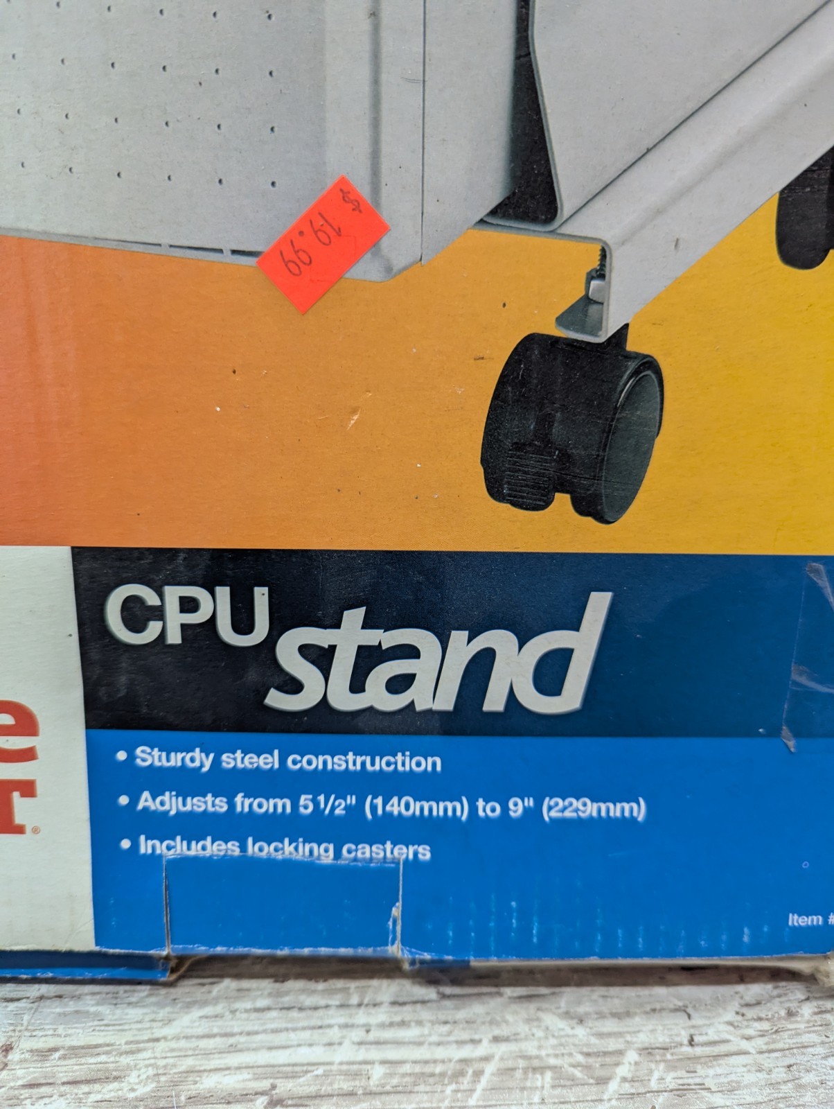 Vintage Office Depot CPU Stand New Open Box!
