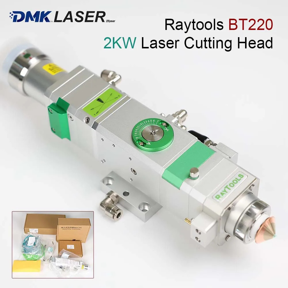 Raytools BT220 Laser Cutting Head 2KW CNC Laser Cut Machine For Laser Source
