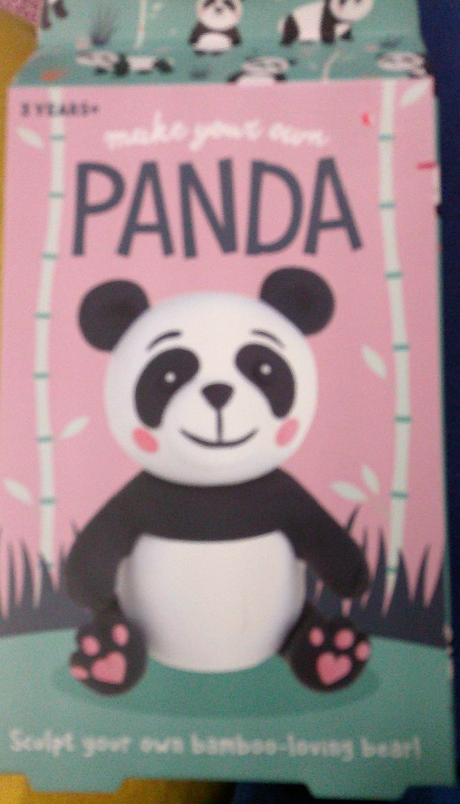 NEW Make Your own PANDA sculpt your own bamboo loving bear dough & tools