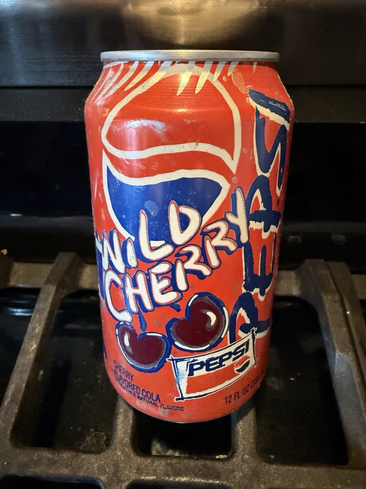 Vintage PEPSI WILD CHERRY 🍒 Original EMPTY Soda 🥤 CAN JUNE 16, 1997 3/8/26(2)