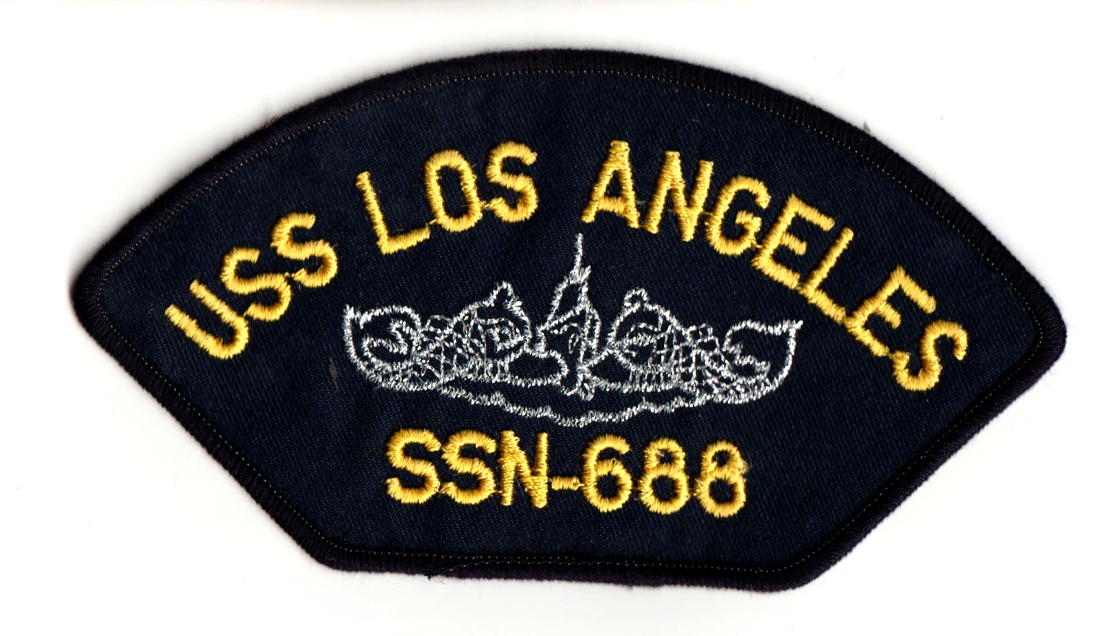 USS Los Angeles SSN-688 Patch 6 1/4" x 3 1/4"