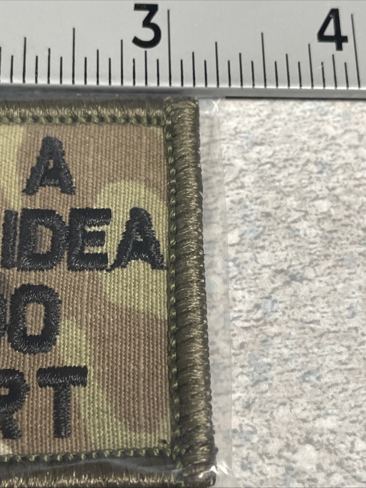 Patch - That’s A Terrible Idea When Do We Start - Camo / Hook Back - New