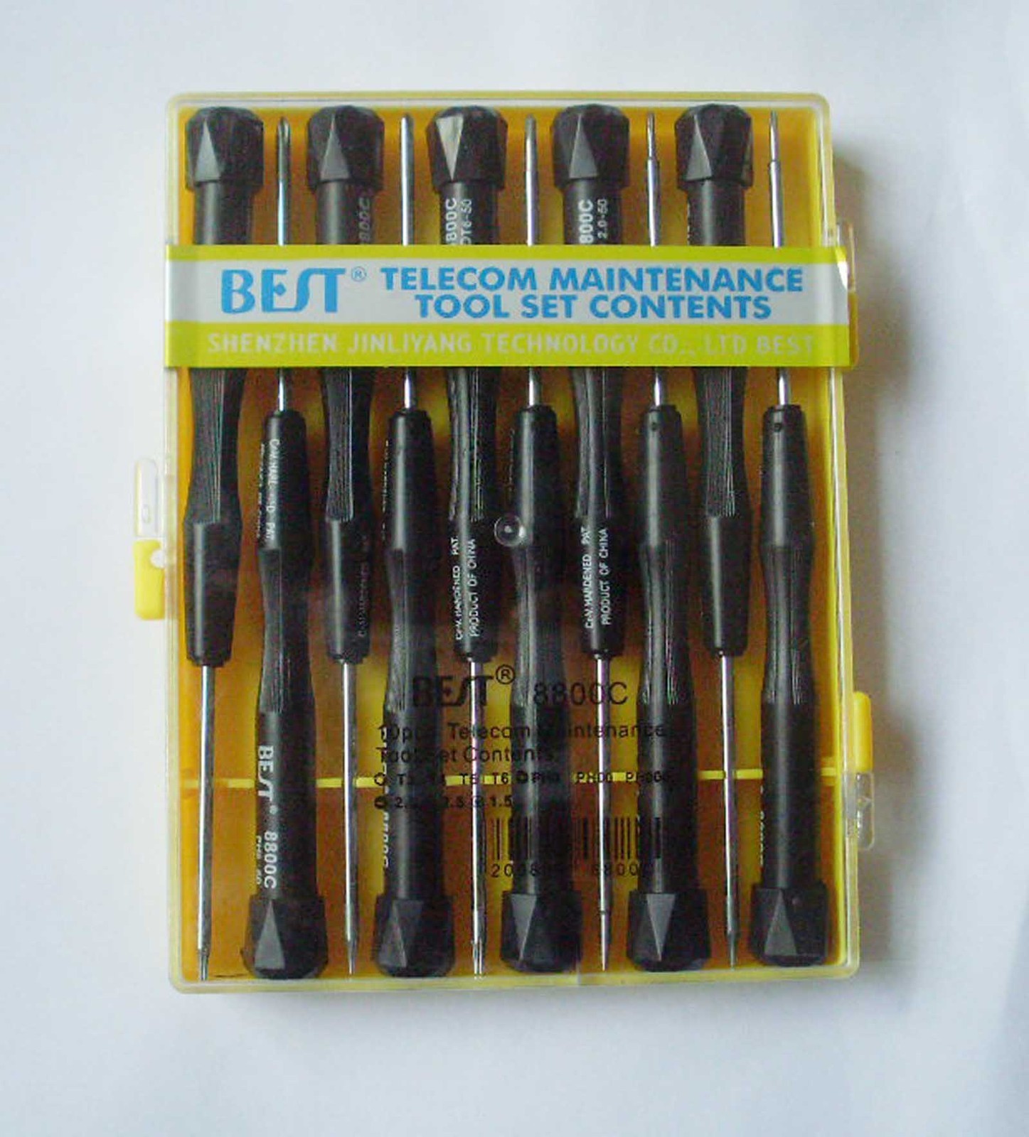 1 Set 10 in 1 BEST Cellphone Repair Screwdriver Precision Tool Set 8800C