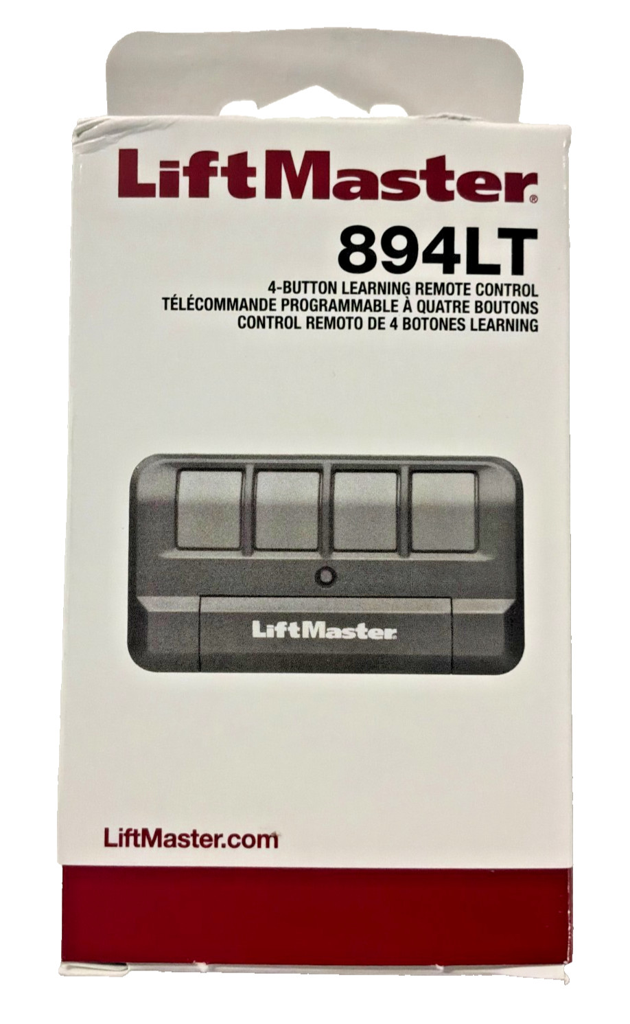 LiftMaster 894LTMC 4 Button Learning Remote Garage Door Gate Opener TX