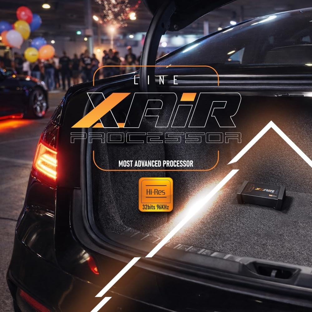 8~Channel Car Audio DSP Processor, 32~Bit/96kHz, Bluetooth App, 79~Band EQ