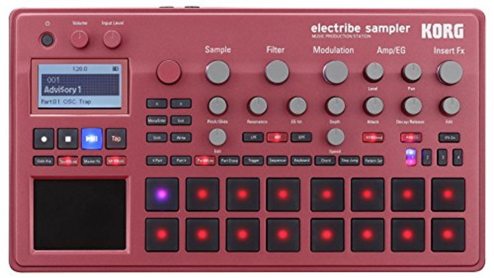 KORG ELECTRIBE2SRD electribe Sampler Analog Modeling Sounds Red sequencer Japan