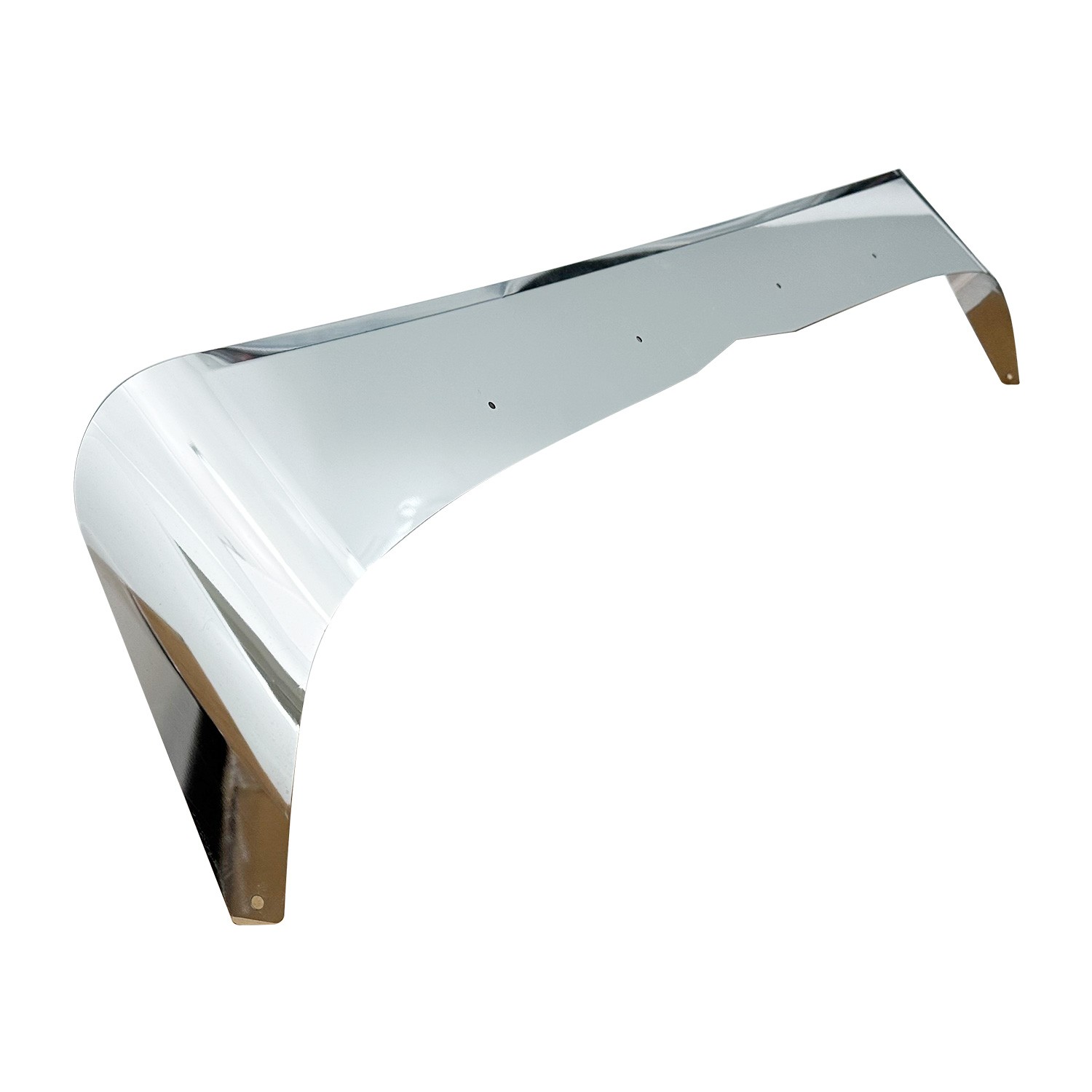 New For 1993-2007 Peterbilt 378/379Stainless Steel Hood Shield Bug Deflector