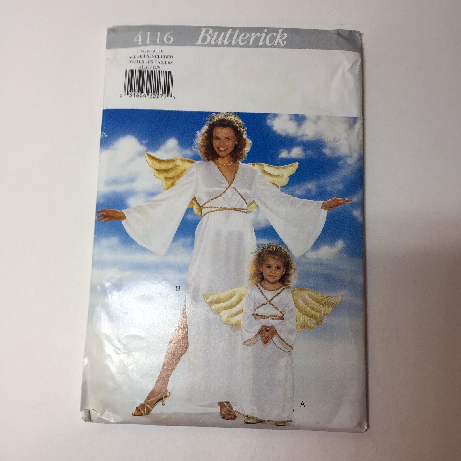 Butterick Size XS-L Children's and Misses' Costume Angel