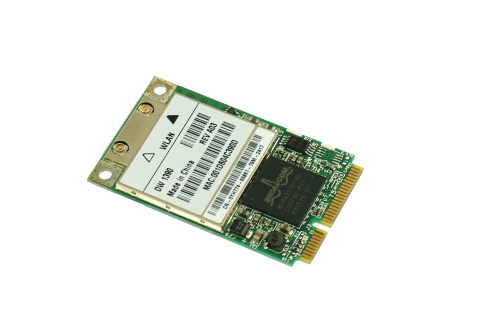YH774 BCM94311MCG GENUINE DELL WIRELESS CARD LATITUDE D830 PP04X (CB76)