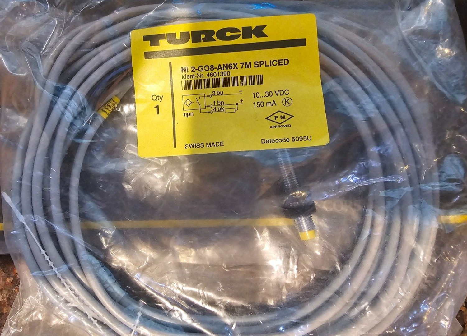 NEW Turck NI2G08AN6X NI2-G08 AN6X 7M Free Shipping