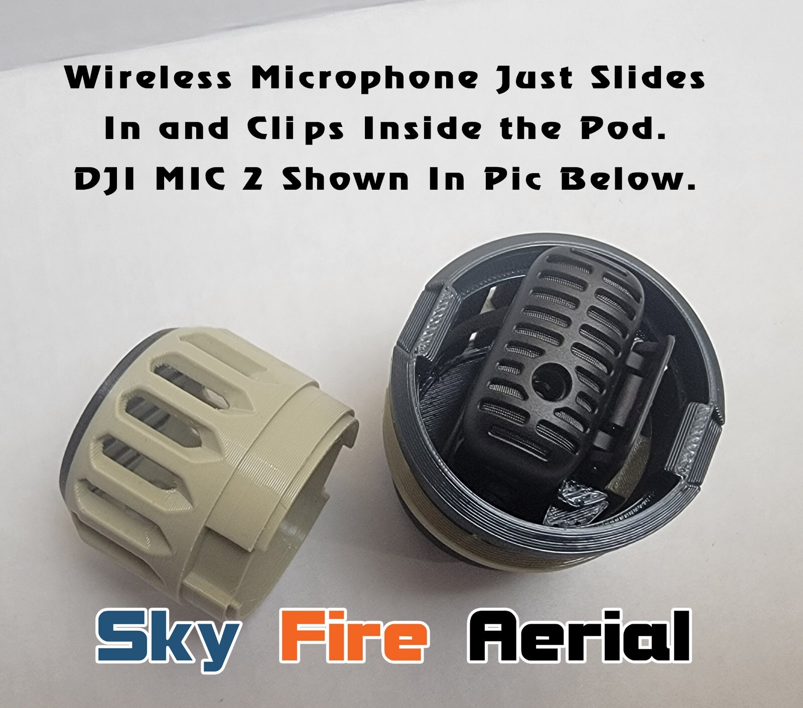 DJI Mic 2 Wireless Microphone Pod - Holder - Case - Cover -Protector