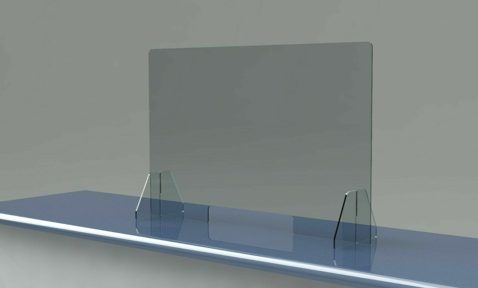 SNEEZE GUARD 1/8 ACRYLIC DIVIDER PROTECTION BARRIER SHIELD CHECKOUT COUNTER DESK