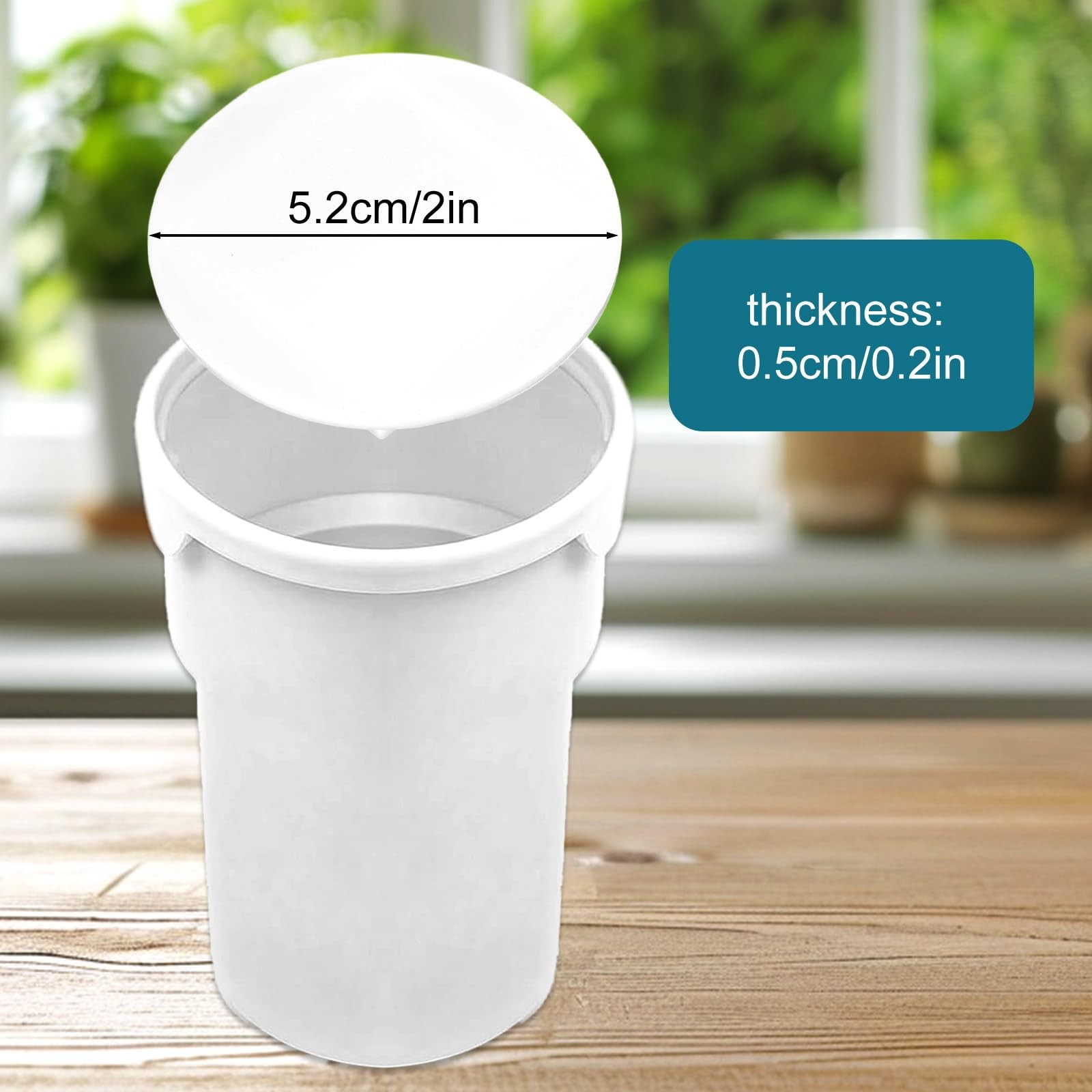 20pcs Reusable Hydroponic Caps for Gardyn yPod System, Durable Plastic Covers...
