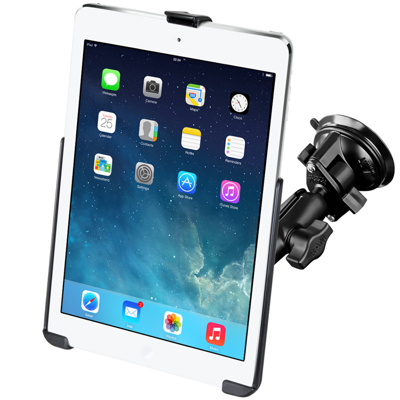 RAM EZ-Roll'R Suction Cup Mount for iPad Air, Air 2, iPad 5th & 6th Generation