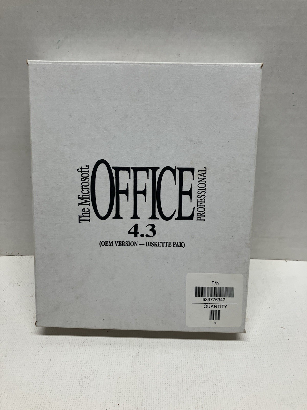 Vintage Microsoft Office 4.3 Diskette Pak OEM Version Still Sealed