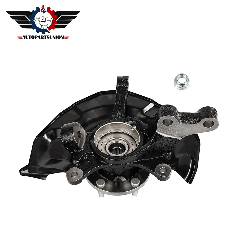 Front LH Steering Knuckle Wheel Hub Bearing For Toyota Highlander 2.4L V6 04-07