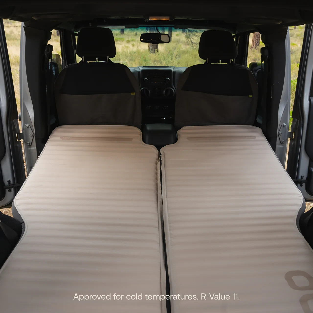 Luno AIR+FOAM PRO Vehicle Mattress Fits Jeep Wrangler JL 4-Door Models 2018+