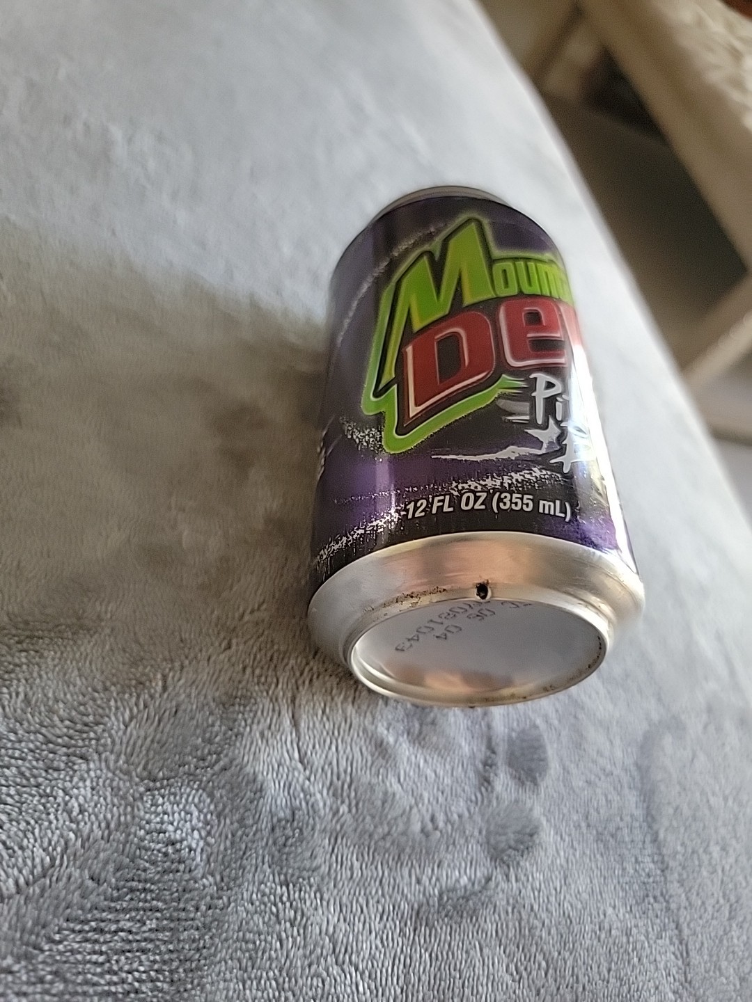 Mountain Dew Pitch Black Can - Limited Edition - Pop-top Unopened empty can