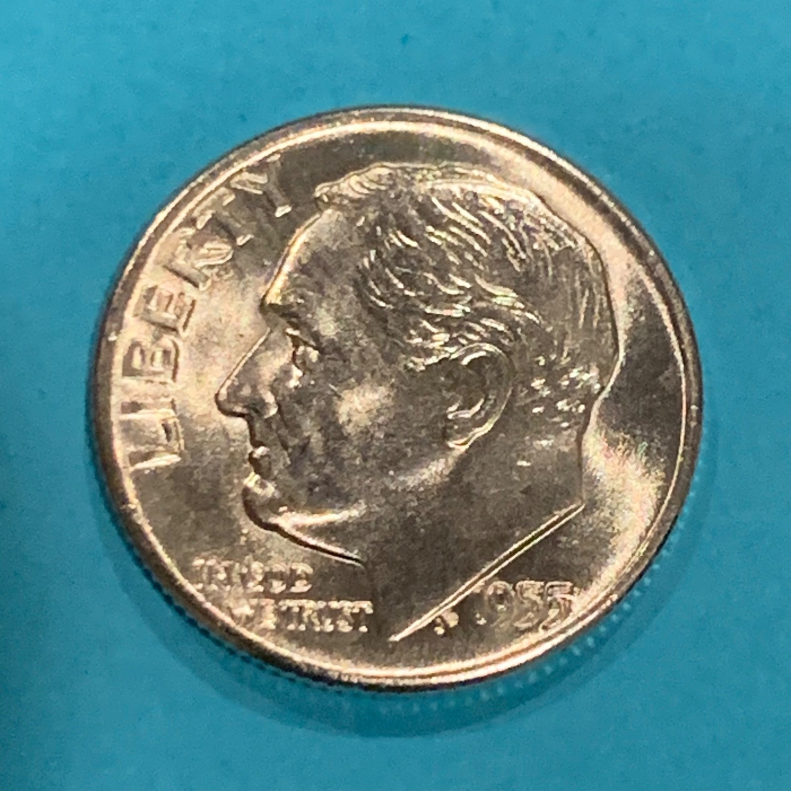 1955-D Roosevelt Silver Dime BU Uncirculated FREE SHIPPING
