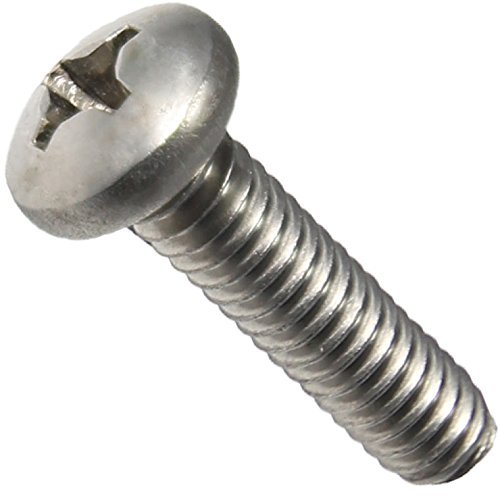 6-32 X 2-1/4" Pan Head Machine Screws Phillips Drive Stainless Steel Qty 25